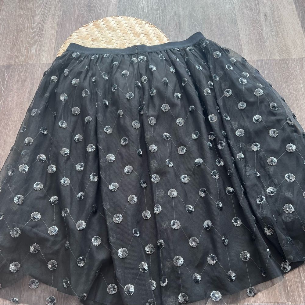 NWT Ann Taylor sequin tulle skirt womens‎ size M - Picture 7 of 7
